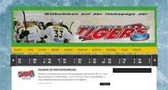 Desktop Screenshot of harsefeldtigers.de